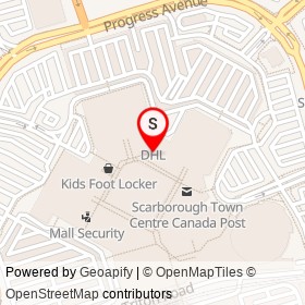 Champs Sports on Borough Drive, Toronto Ontario - location map