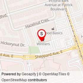 Dental Office on Sheppard Avenue East, Toronto Ontario - location map
