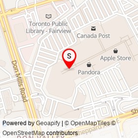 Yogen Früz on Sheppard Avenue East, Toronto Ontario - location map
