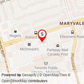 Pet Valu on Ellesmere Road, Toronto Ontario - location map