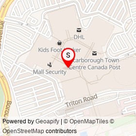 Hot Topic on Borough Drive, Toronto Ontario - location map