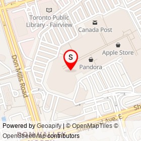 Tommy Hilfiger on Sheppard Avenue East, Toronto Ontario - location map