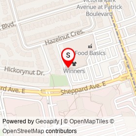 Procuts on Sheppard Avenue East, Toronto Ontario - location map