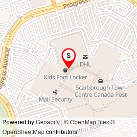 Quick Stitch Tailor Shop on Borough Drive, Toronto Ontario - location map