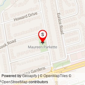 Maureen Parkette on , Toronto Ontario - location map