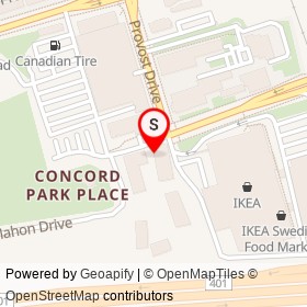 ShareTea on Esther Shiner Boulevard, Toronto Ontario - location map