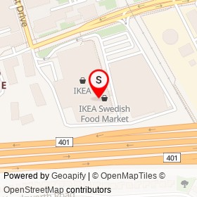 IKEA Bistro on Provost Drive, Toronto Ontario - location map