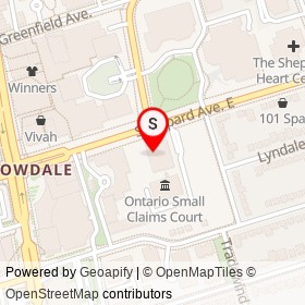 Country Style on Sheppard Avenue East, Toronto Ontario - location map