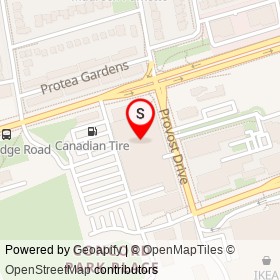 Canadian Tire on Sheppard Avenue East, Toronto Ontario - location map