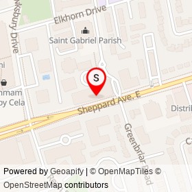 I.D.A. on Sheppard Avenue East, Toronto Ontario - location map