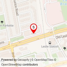 Peking Man Restaurant on Sheppard Avenue East, Toronto Ontario - location map