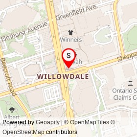Diamond Group of Companies on Sheppard Avenue East, Toronto Ontario - location map