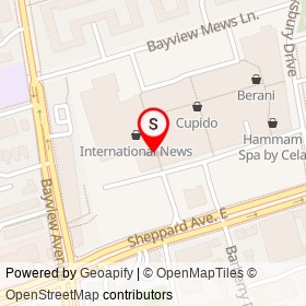 Goa Kitchen on Bayview Avenue, Toronto Ontario - location map