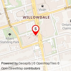 Vape Loft on Yonge Street, Toronto Ontario - location map