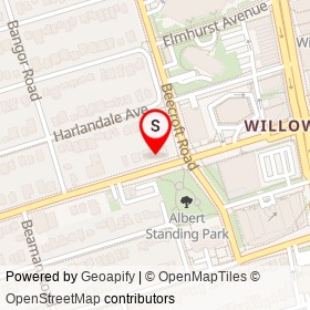 Q Pharmacy on Sheppard Avenue West, Toronto Ontario - location map