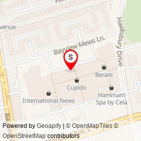 Shoppers Drug Mart on Bayview Avenue, Toronto Ontario - location map