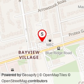 Coles Cleaners on Sheppard Avenue East, Toronto Ontario - location map