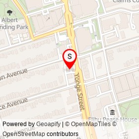 Esso on Yonge Street, Toronto Ontario - location map