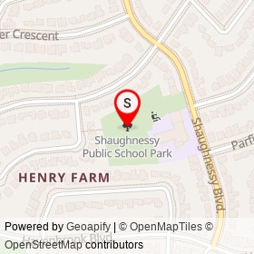 Shaughnessy Public School Park on , Toronto Ontario - location map