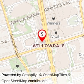 HSBC on Sheppard Avenue West, Toronto Ontario - location map