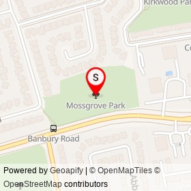 Mossgrove Park on , Toronto Ontario - location map