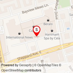 CIBC on Bayview Avenue, Toronto Ontario - location map