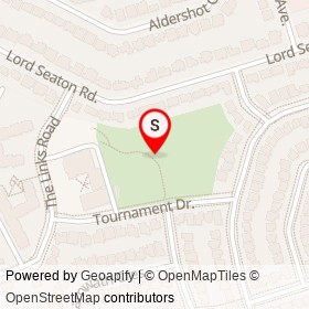 No Name Provided on Tournament Drive, Toronto Ontario - location map
