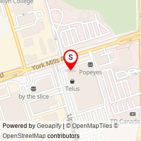 Fox & Fiddle on York Mills Road, Toronto Ontario - location map