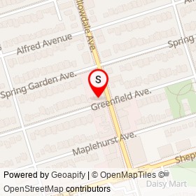 Sherwin-Williams on Greenfield Avenue, Toronto Ontario - location map