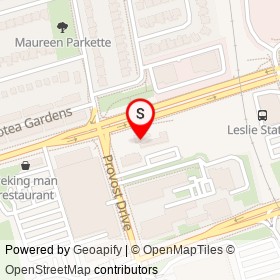 Amco on Sheppard Avenue East, Toronto Ontario - location map