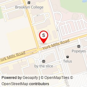 Mr. Sub on York Mills Road, Toronto Ontario - location map