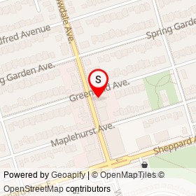 Just Drums on Greenfield Avenue, Toronto Ontario - location map