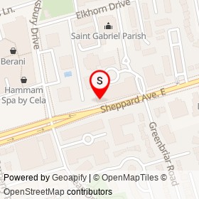 Iris Optometrists Opticians on Sheppard Avenue East, Toronto Ontario - location map