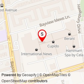 No Name Provided on Bayview Avenue, Toronto Ontario - location map