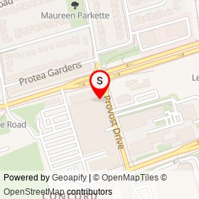 TD Canada Trust on Provost Drive, Toronto Ontario - location map