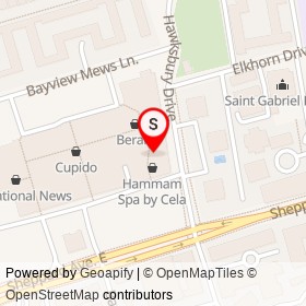 LCBO on Bayview Avenue, Toronto Ontario - location map