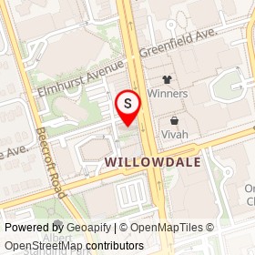 No Name Provided on Harlandale Avenue, Toronto Ontario - location map