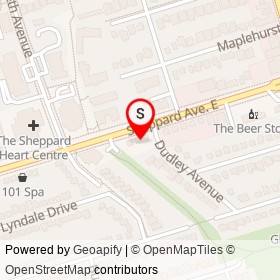 Bobby's Beauty & Beyond on Sheppard Avenue East, Toronto Ontario - location map