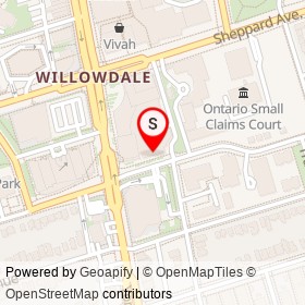 Kinka Izakaya on Yonge Street, Toronto Ontario - location map