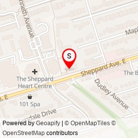 Young Teolia on Sheppard Avenue East, Toronto Ontario - location map