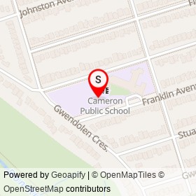 No Name Provided on Franklin Avenue, Toronto Ontario - location map