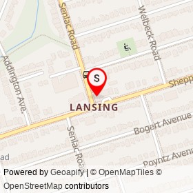 Regent Cleaners on Sheppard Avenue West, Toronto Ontario - location map