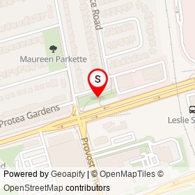 Ambrose Parkette on , Toronto Ontario - location map