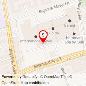 Scotiabank on Bayview Avenue, Toronto Ontario - location map