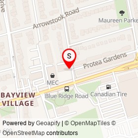 Burger Hut on Blue Ridge Road, Toronto Ontario - location map