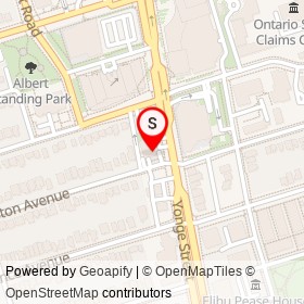 EAT BKK Thai Kitchen on Yonge Street, Toronto Ontario - location map