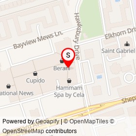 Lettieri on Bayview Avenue, Toronto Ontario - location map