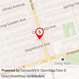 Michi Sushi on Willowdale Avenue, Toronto Ontario - location map