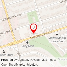 Rexall on Sheppard Avenue East, Toronto Ontario - location map