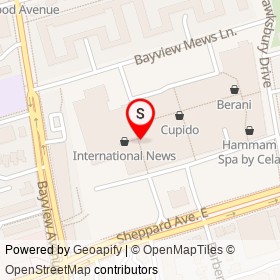 DavidsTea on Bayview Avenue, Toronto Ontario - location map